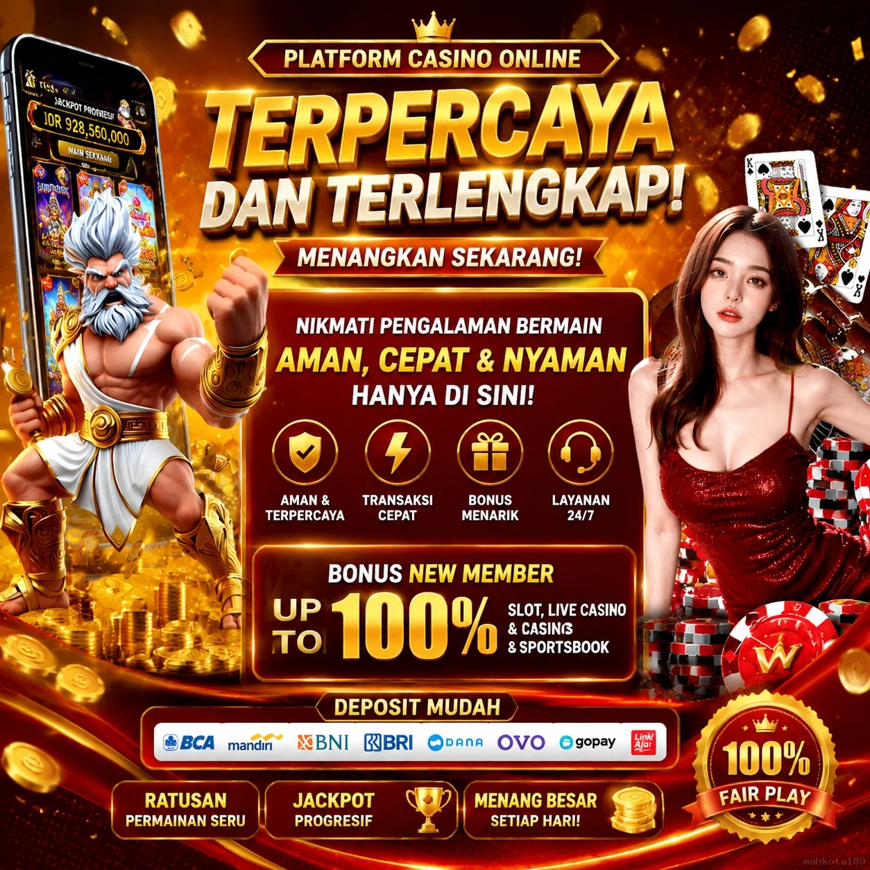 Detail Teknis mahkota189